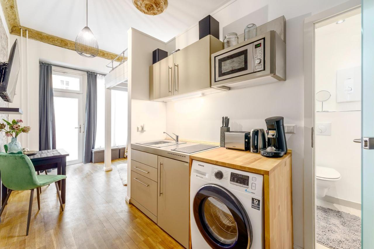 The Koburger Vh, Studio For Up To 4 With High Bed Berlin Exteriör bild